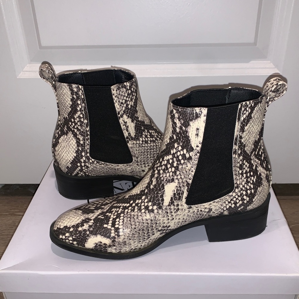 Steve Madden Snakeskin Booties
